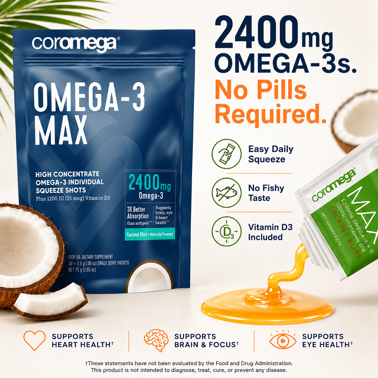 Omega-3 MAX - Coconut