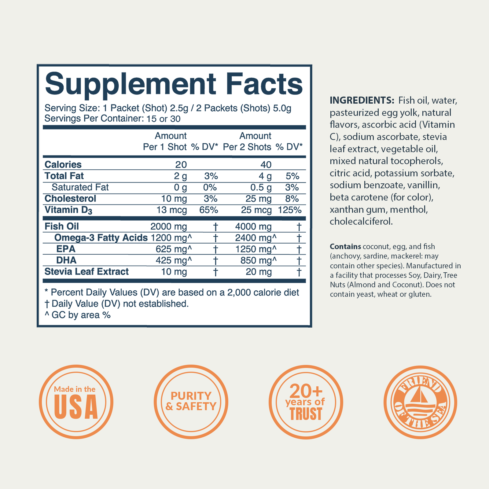 Omega-3 MAX - Orange