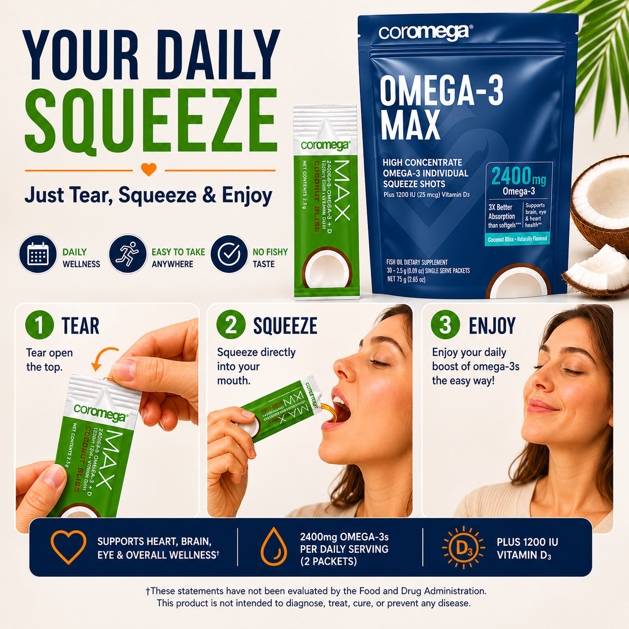 Omega-3 MAX - Coconut