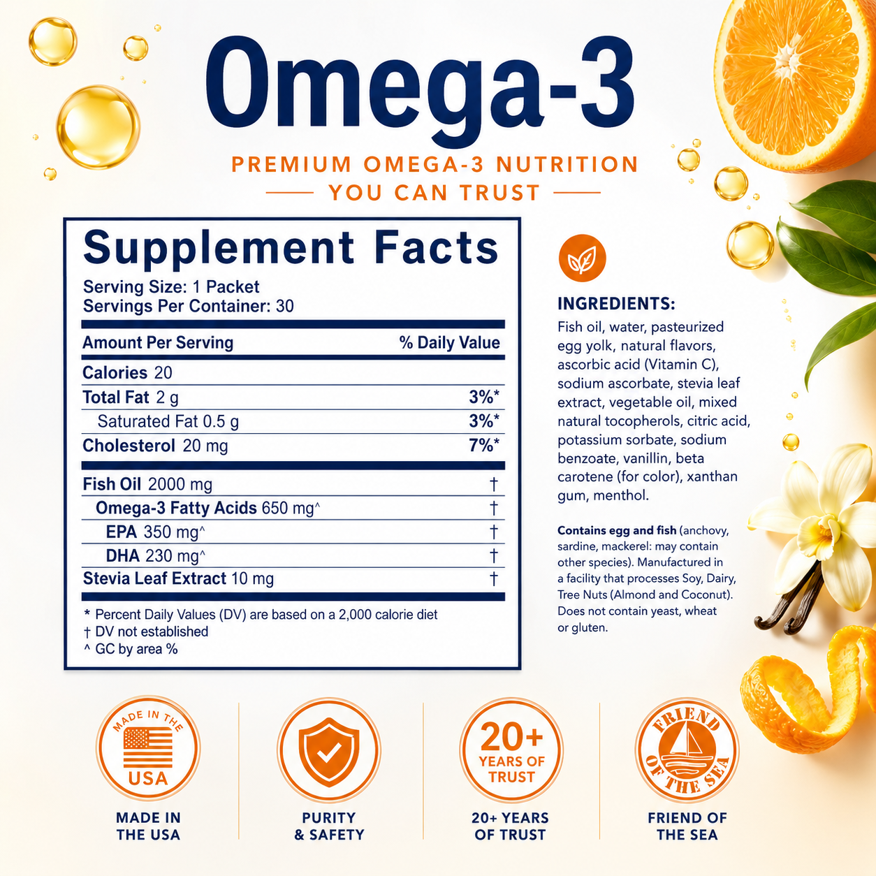 Omega-3 - Orange